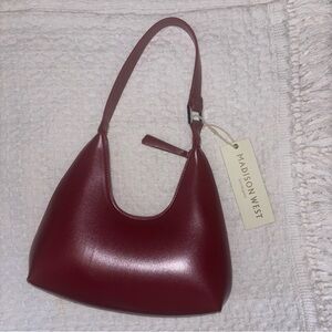 Madison West Red Hobo Bag